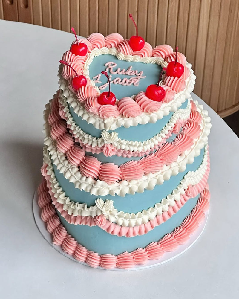 
                  
                    Retro Vintage Style Word Cake
                  
                