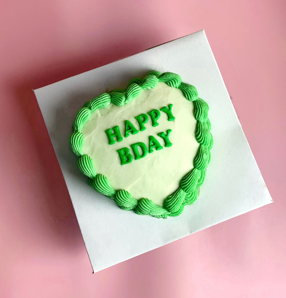 
                  
                    Retro Vintage Style Word Cake
                  
                