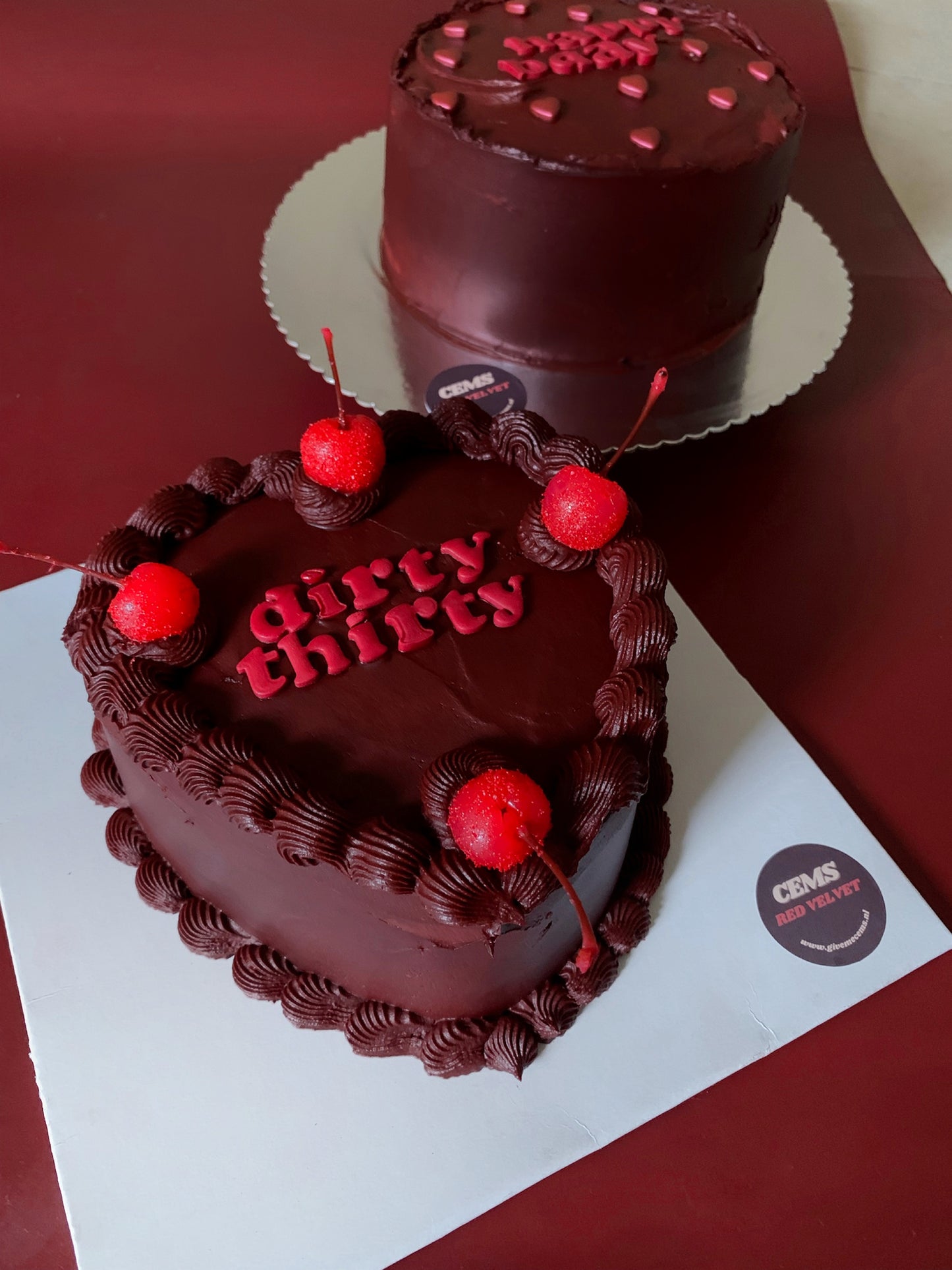 
                  
                    Retro Vintage Style Word Cake
                  
                